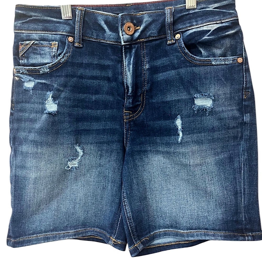 Maurices Dark Blue Jean Shorts